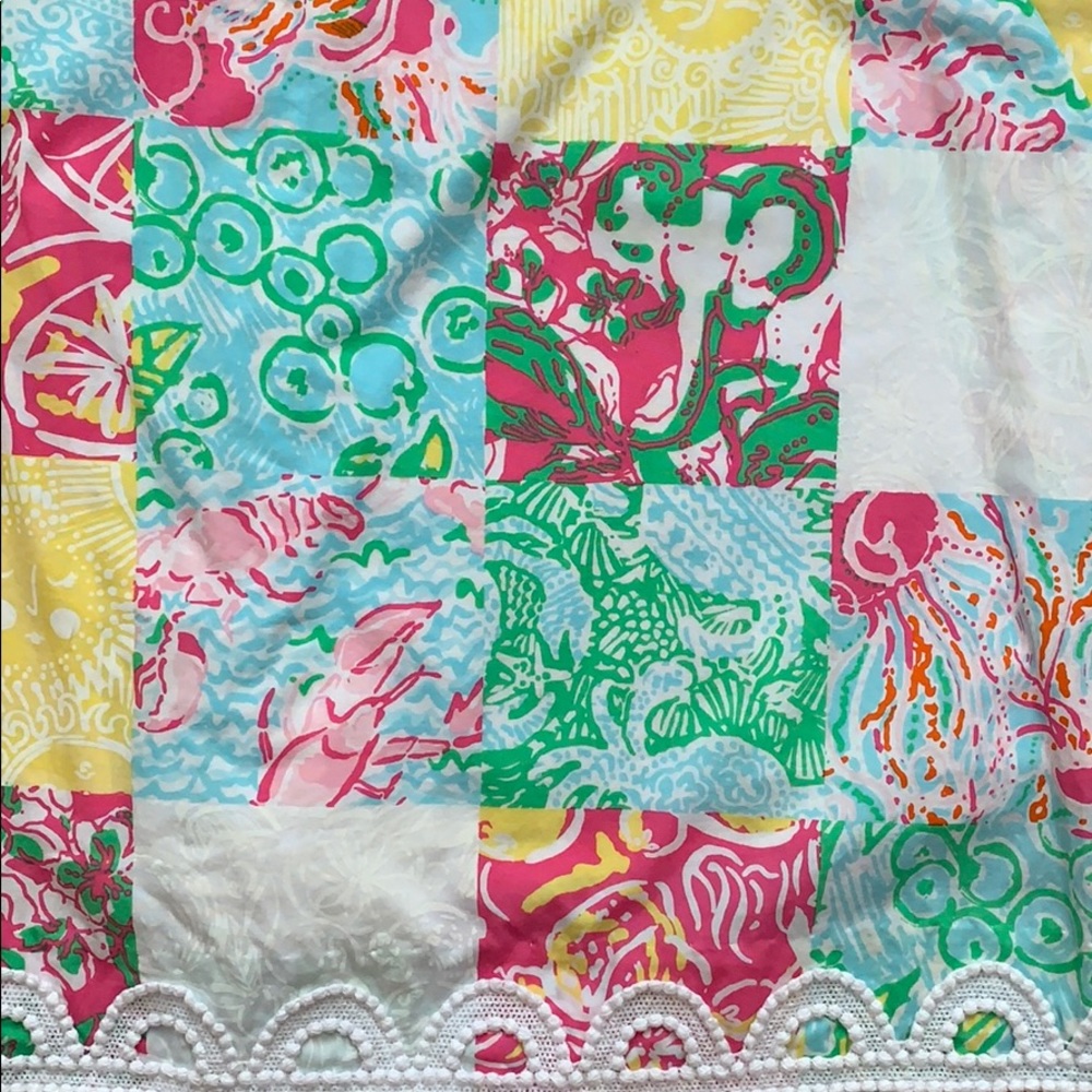Lilly Pulitzer Multi State Patch Marigold Skort - image 2